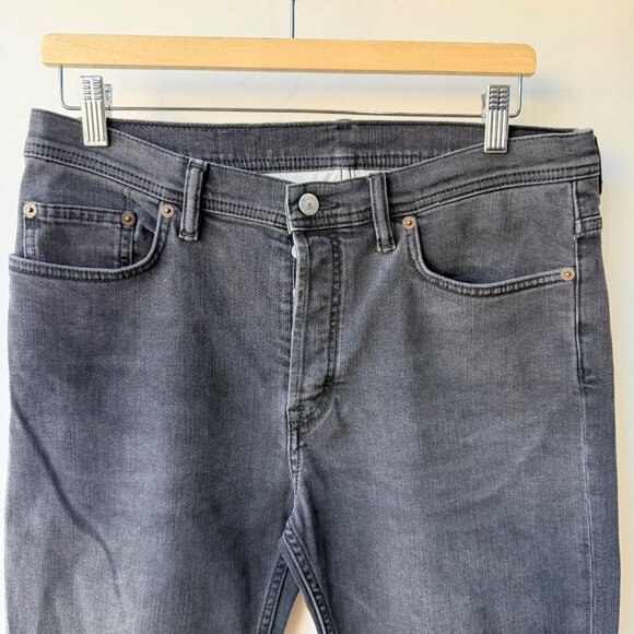 Acne Studios Slim Tapered Jeans , faded Black Men’s Size 32x32 N67 - Picture 5 of 12